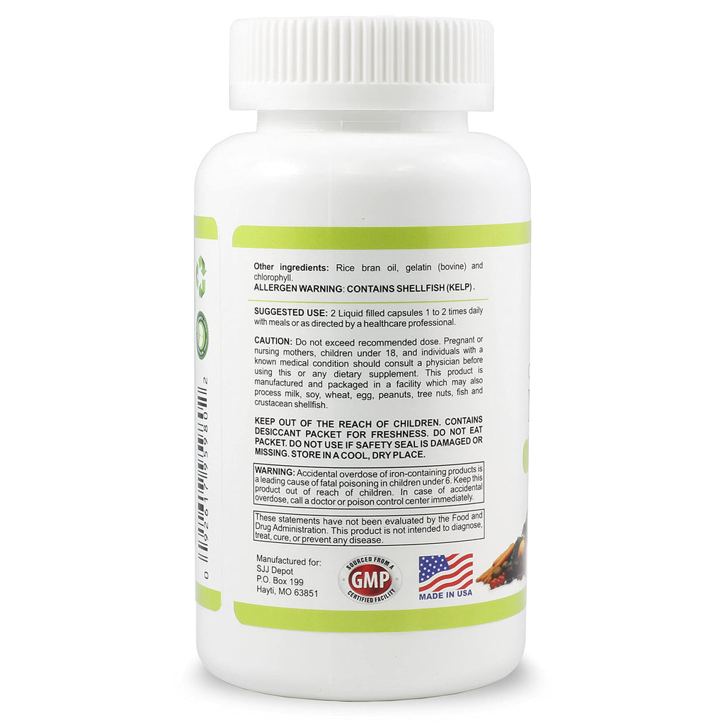 SJJ DEPOT Multivitamin with Fruit and Vegetable - 120 Capsules - image 7
