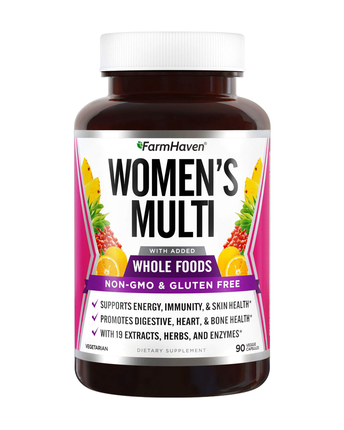 FarmHaven Multivitamin for Women with 22 Nutrients - 90 Capsules