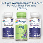 SOLARAY Unflavored Capsules Vitex Herbal Support 400Mg Bottle