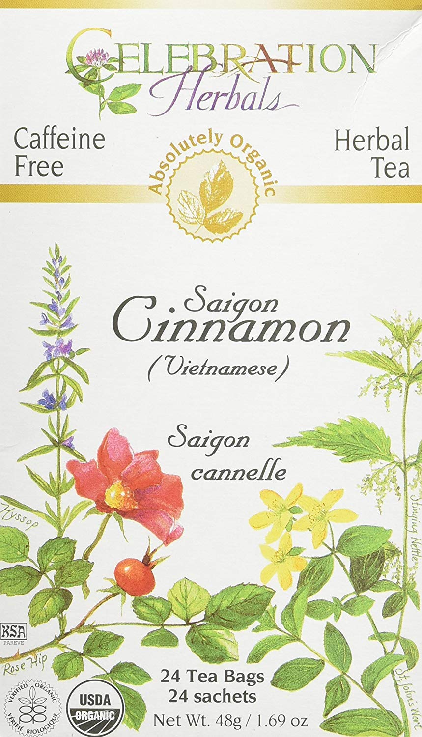 Celebration Herbals Cinnamon Saigon Organic Tea - 24 Teabags