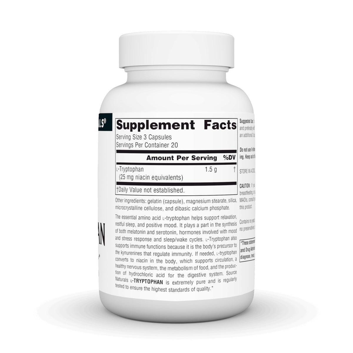 Source Naturals L-Tryptophan 500mg