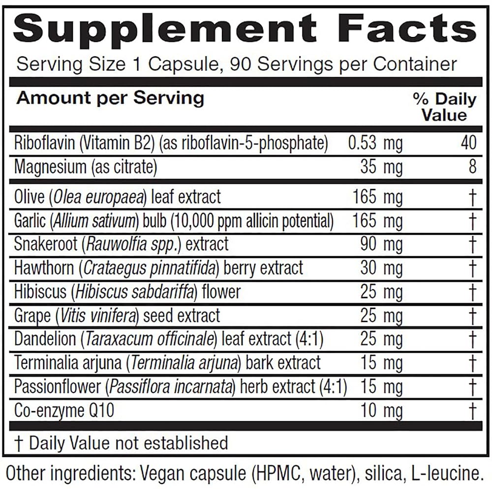 Vitanica Rauwolfia Extra Snakeroot & Garlic - 90 Capsules - image 2