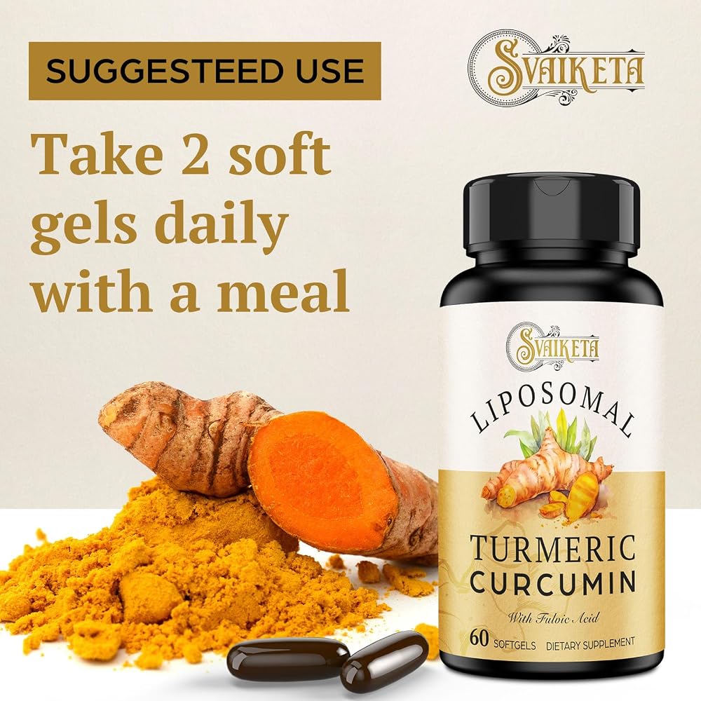 Svaiketa Liposomal Turmeric Curcumin Supplement
