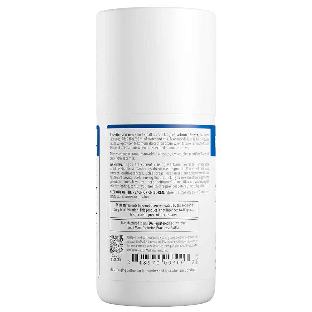 Isotonix Resveratrol Trans-Resveratrol Antioxidant - 30 Servings - image 5