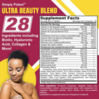 Simply Potent Hair Skin and Nails Vitamins with Biotin 5000mcg - 60 Tablets - image 2