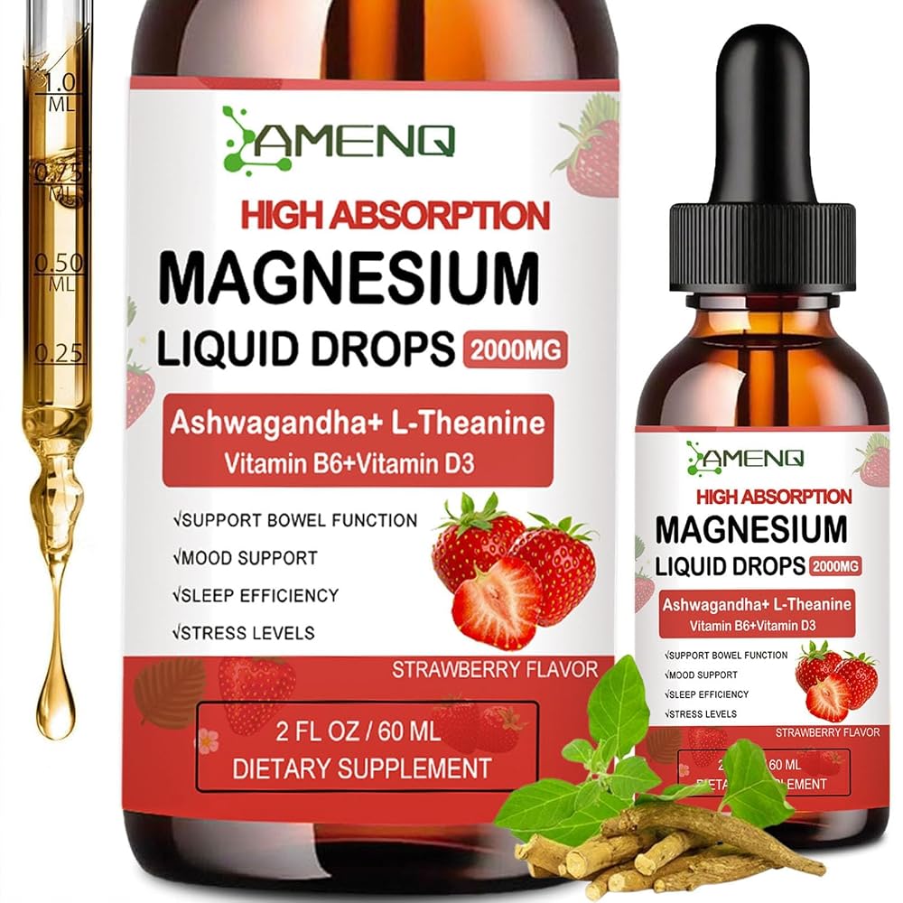AMENQ hHEALTH Liquid Magnesium Supplement