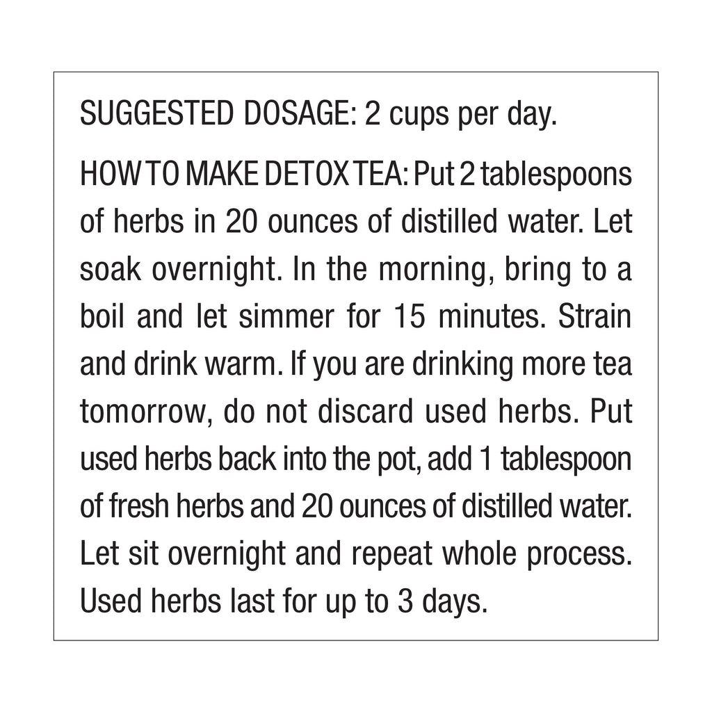 Dr. Schulze's Detox Tea Gentle Herbal Digestive Cleanse - 6 oz - image 7
