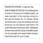 Dr. Schulze's Detox Tea Gentle Herbal Digestive Cleanse - 6 oz - image 7