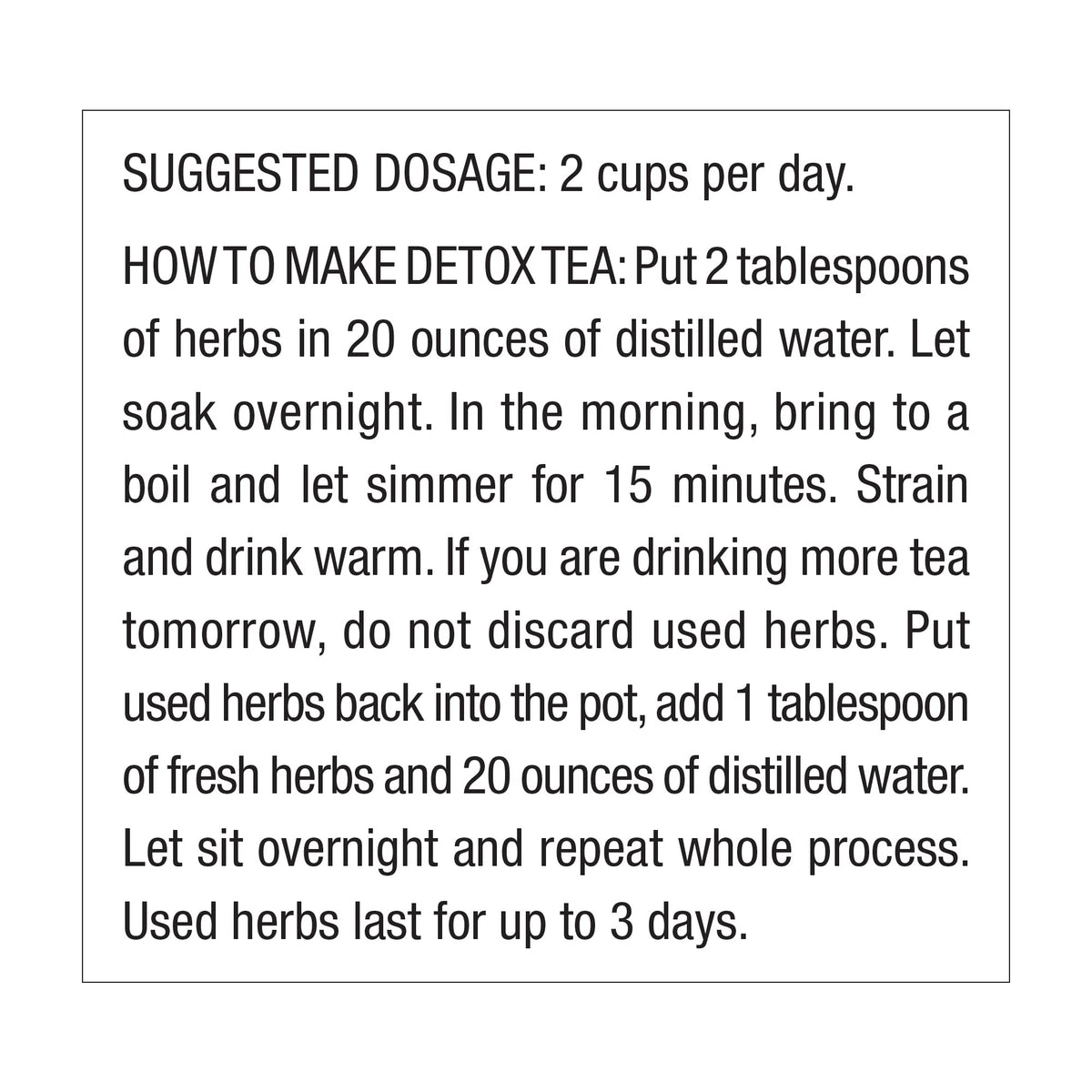 Dr. Schulze's Detox Tea Gentle Herbal Digestive Cleanse - 6 oz - image 7