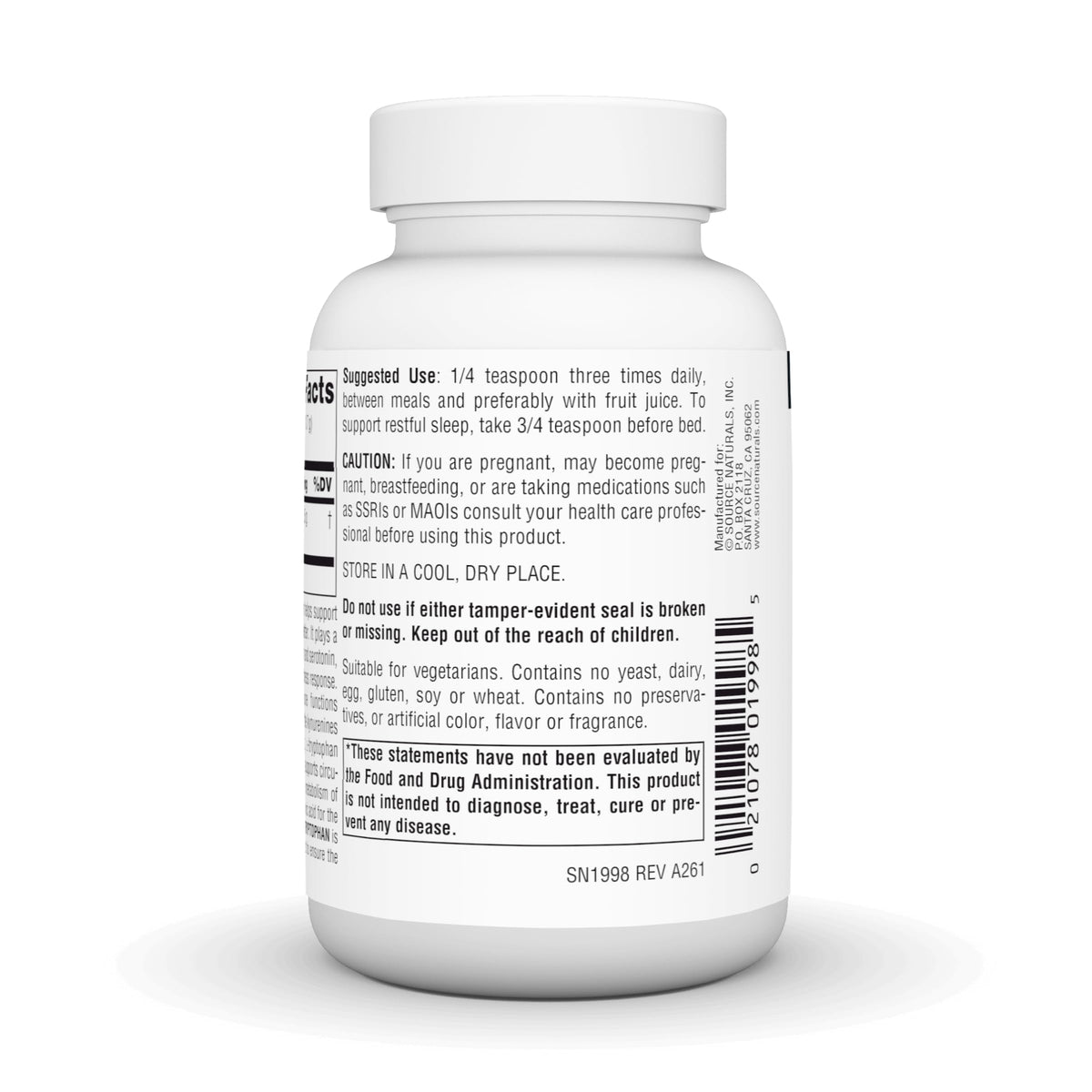 Source Naturals L-Tryptophan Powder for Sleep - 50 Grams - image 4