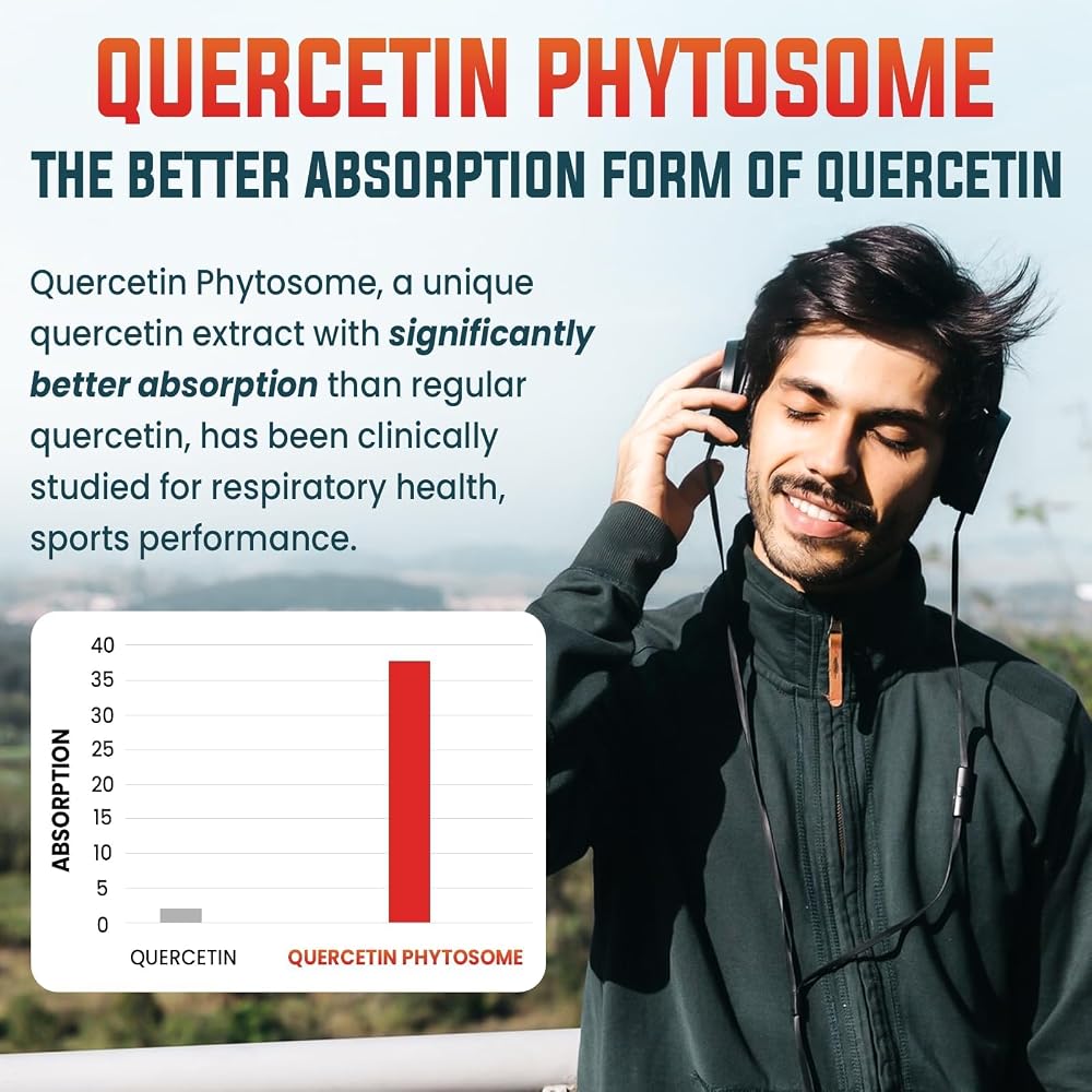 Vigorizar Liposomal Quercetin Phytosome with Bromelain - 60 Softgels - image 4