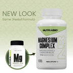 NutraBio Magnesium Complex Supplement for Sleep - 120 Vegetarian Capsules - image 2