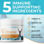 Juvenon Immune Wellness Defense Supplement with Vitamin C & Zinc - 30 Capsules - image 2