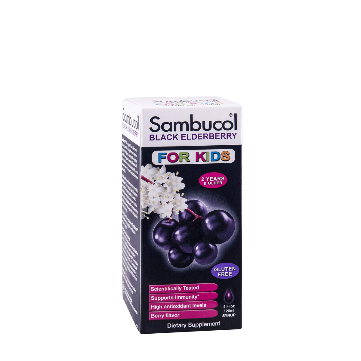 Sambucol Black Elderberry for Kids Syrup - 4 Fl Oz