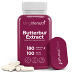 LongLifeNutri Butterbur Extract 100mg - 180 Vegetarian Capsules