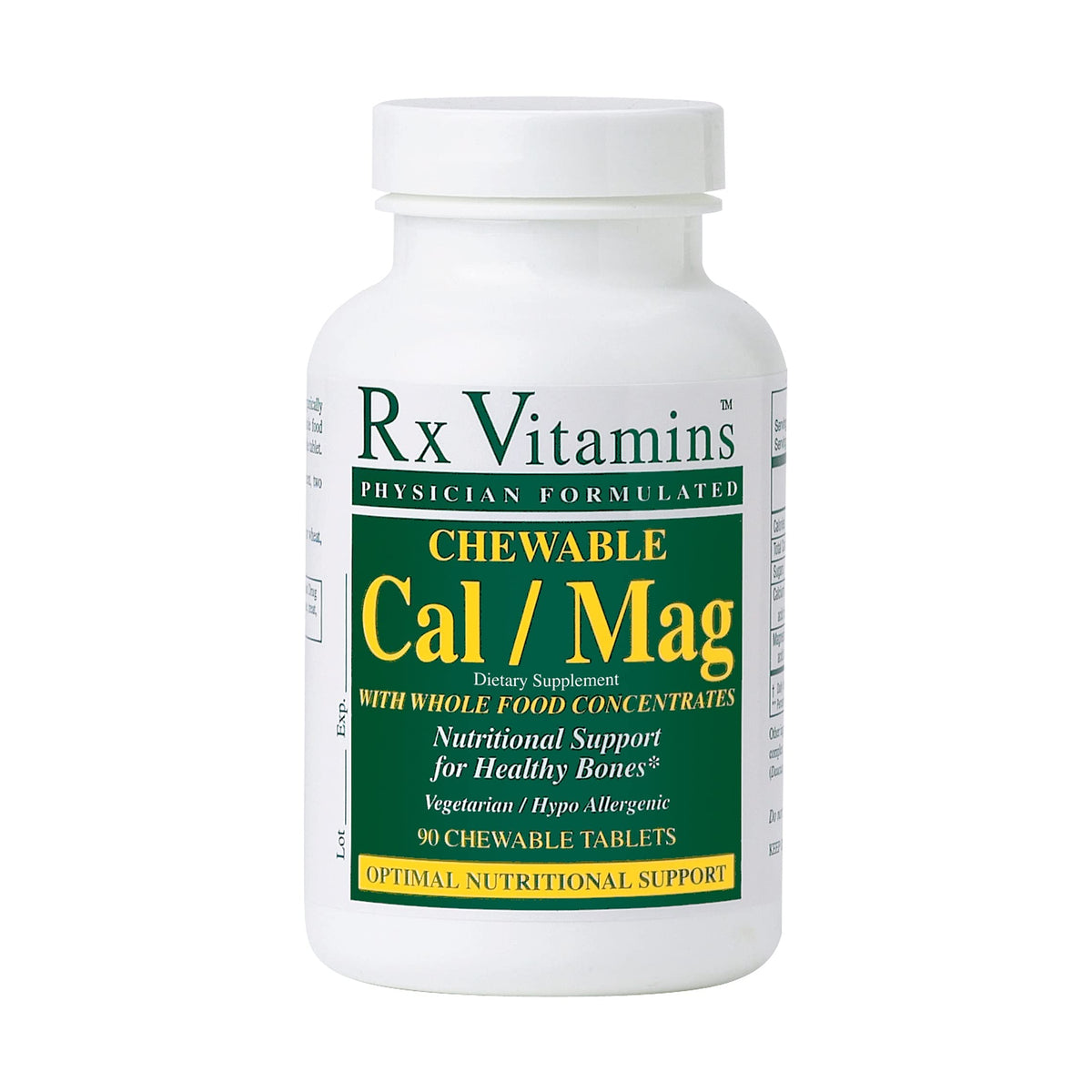 Rx Vitamins Chewable Calcium/Magnesium Tablets - 90 Count