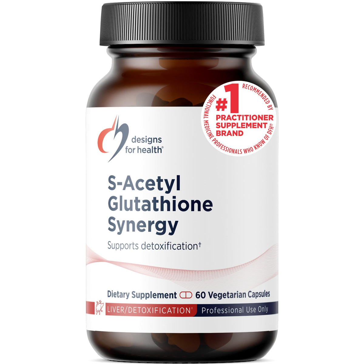 Designs for Health S-Acetyl Glutathione 200mg - 60 Capsules
