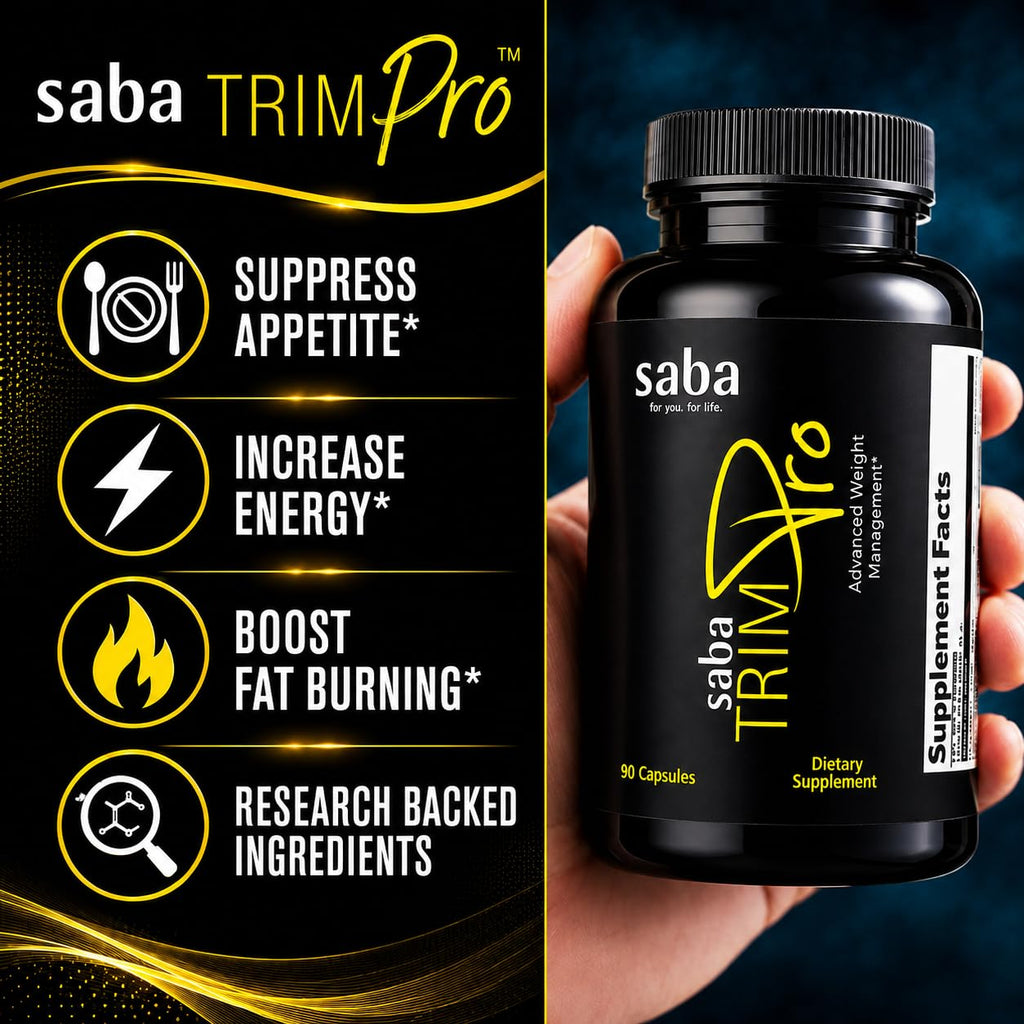 Saba Trim Pro Metabolism & Weight Management Support - 60 Capsules - image 3