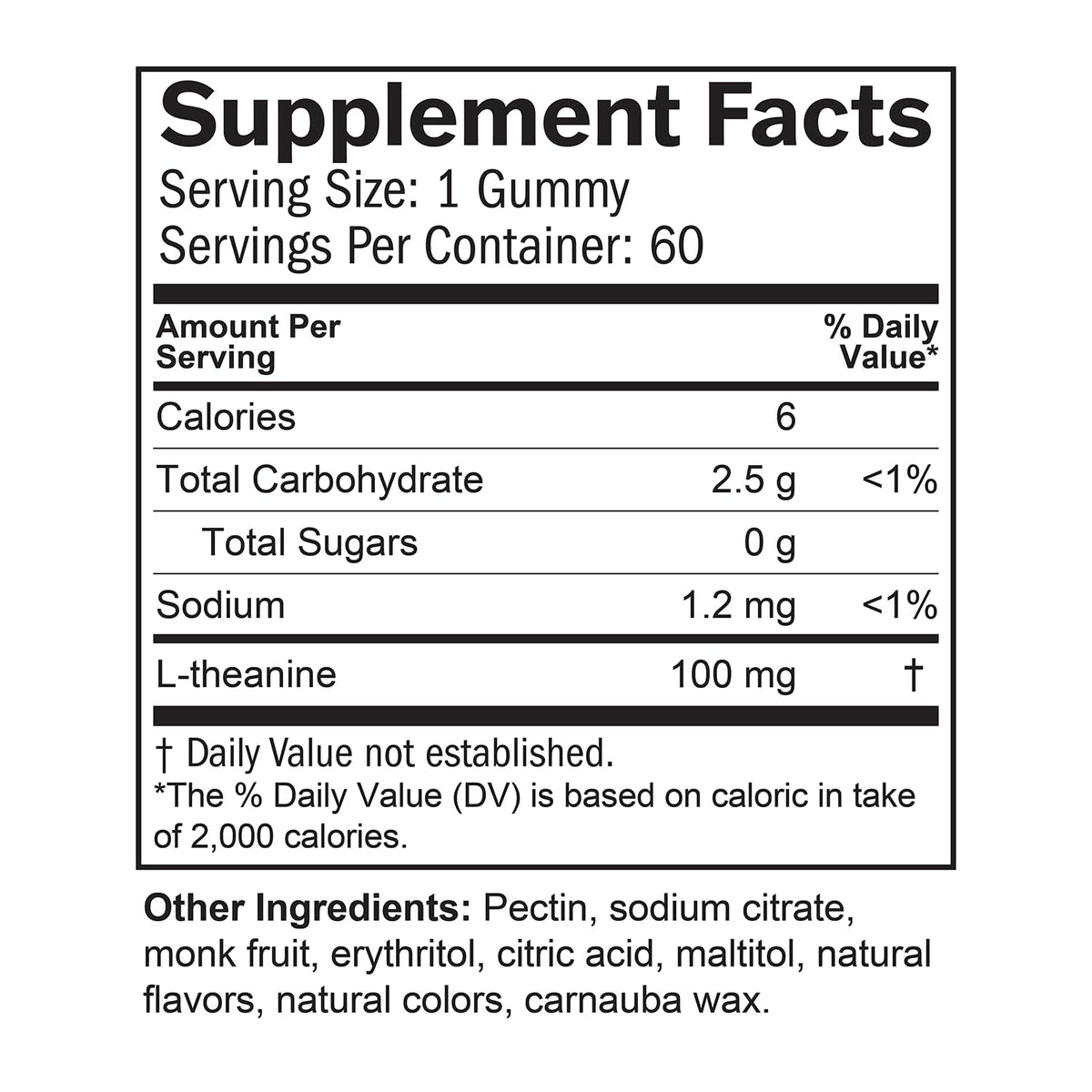 BrainMD L-Theanine Gummies Sugar-Free Stress Relief - 60 Count - image 5