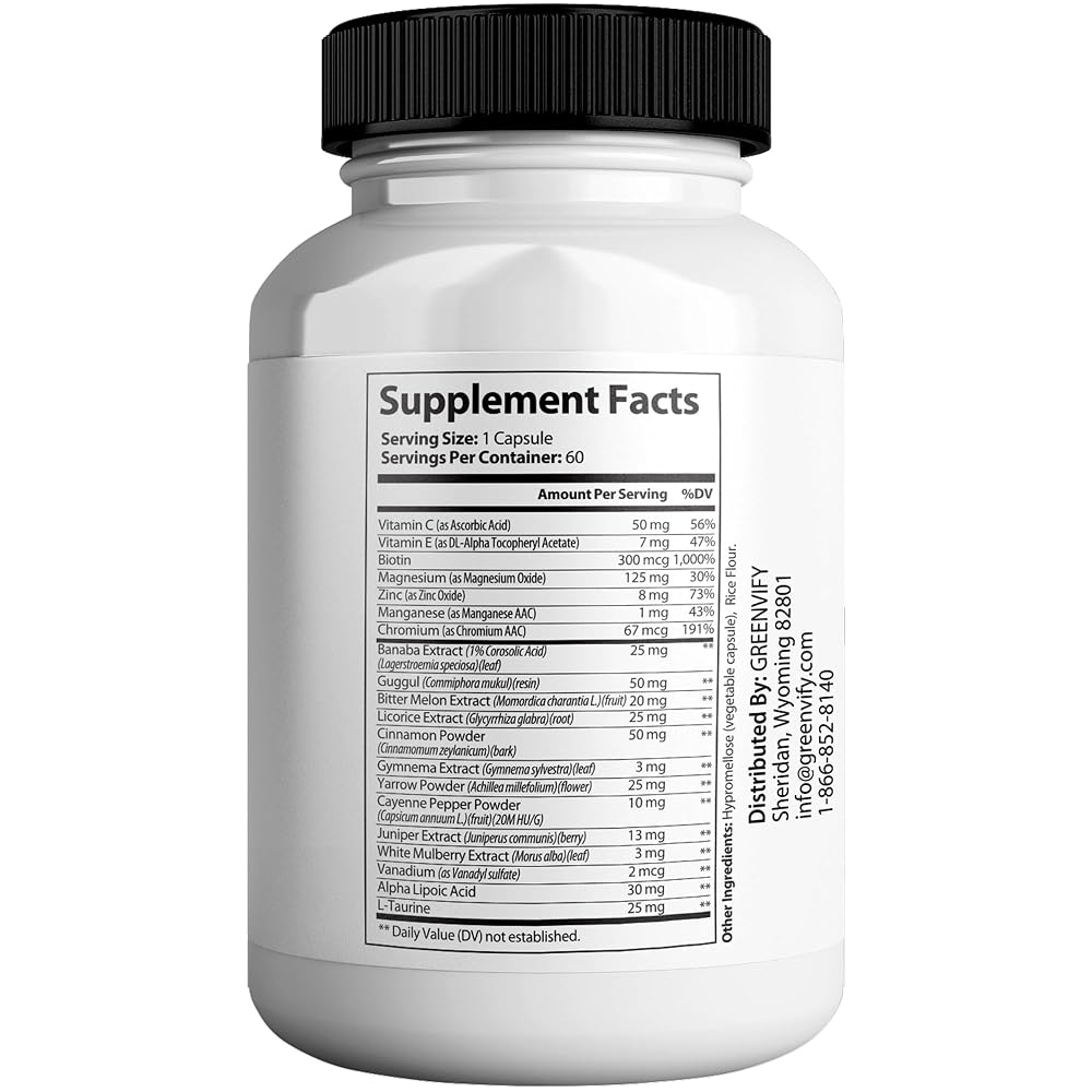 GREENVIFY Gluco Guardian Max Advanced Wellness Support Capsules