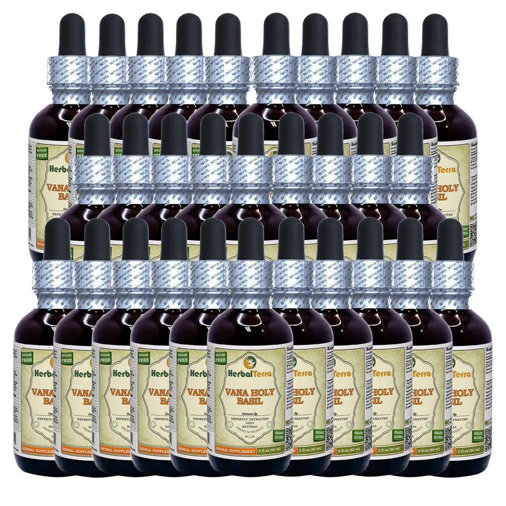 Herbal Terra LLC Vana Holy Basil (Ocimum sp.) Tincture