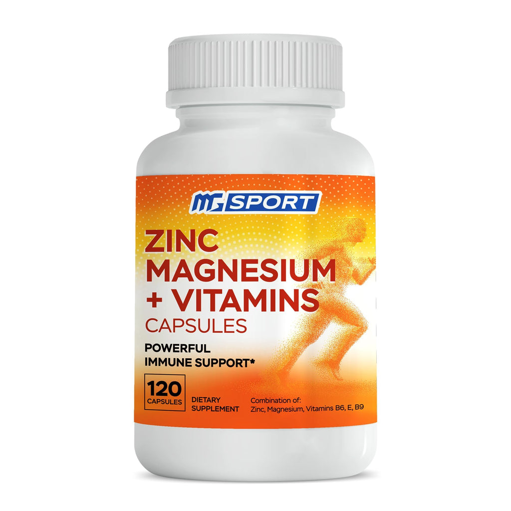 MgSport ZMA Supplement - 120 Capsules