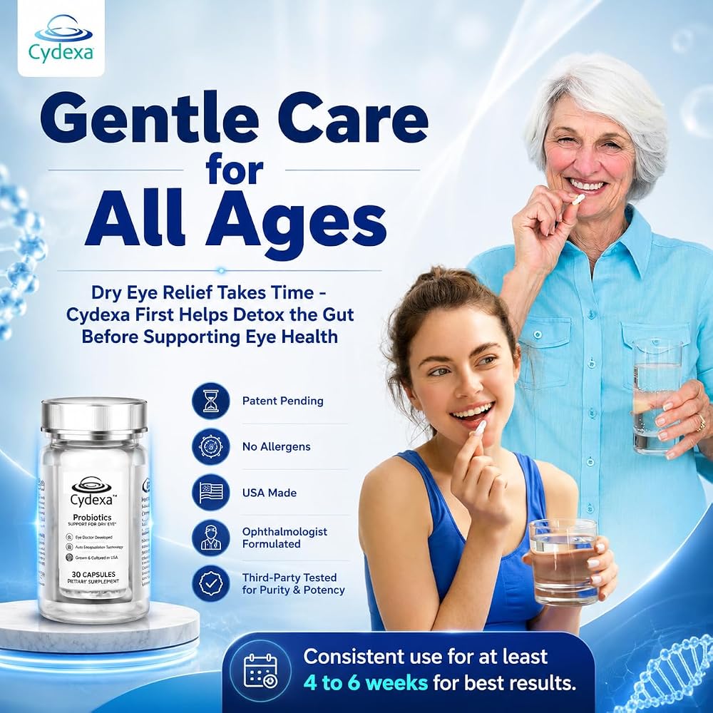 Cydexa Probiotic Eye Health Supplement with Vitamin D3 - 30 Capsules - image 4