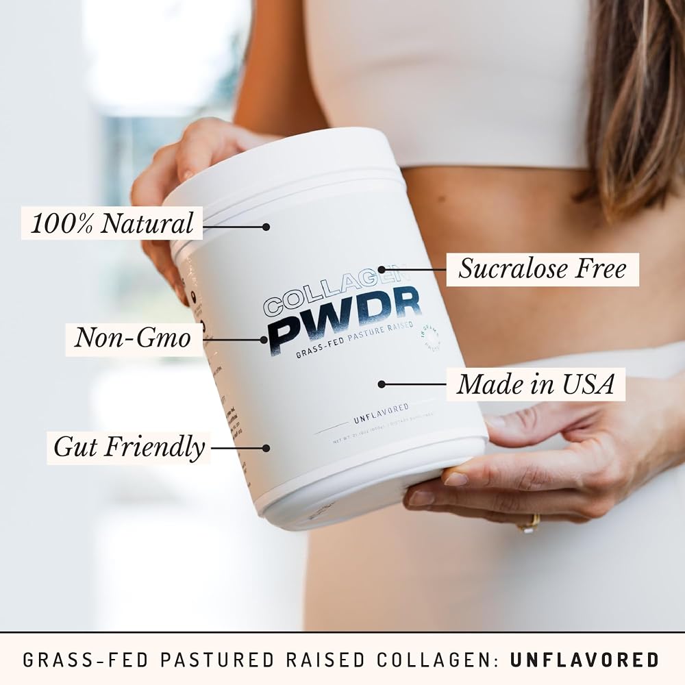 PWDRS Collagen Powder Grass Fed & Pasture Raised - 21.16 oz - image 2