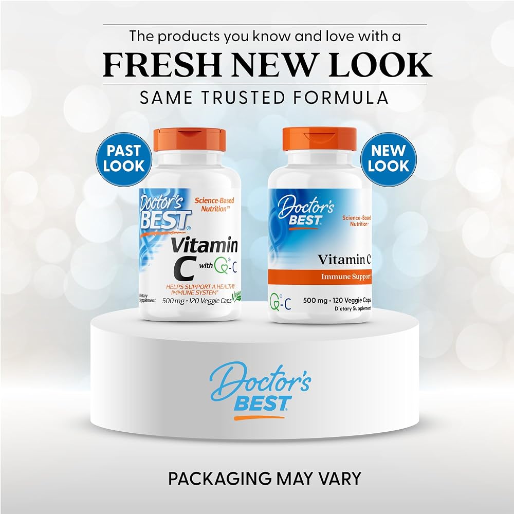 Doctor's BEST Vitamin C 500mg Immune Support - 120 Vegetarian Capsules - image 2