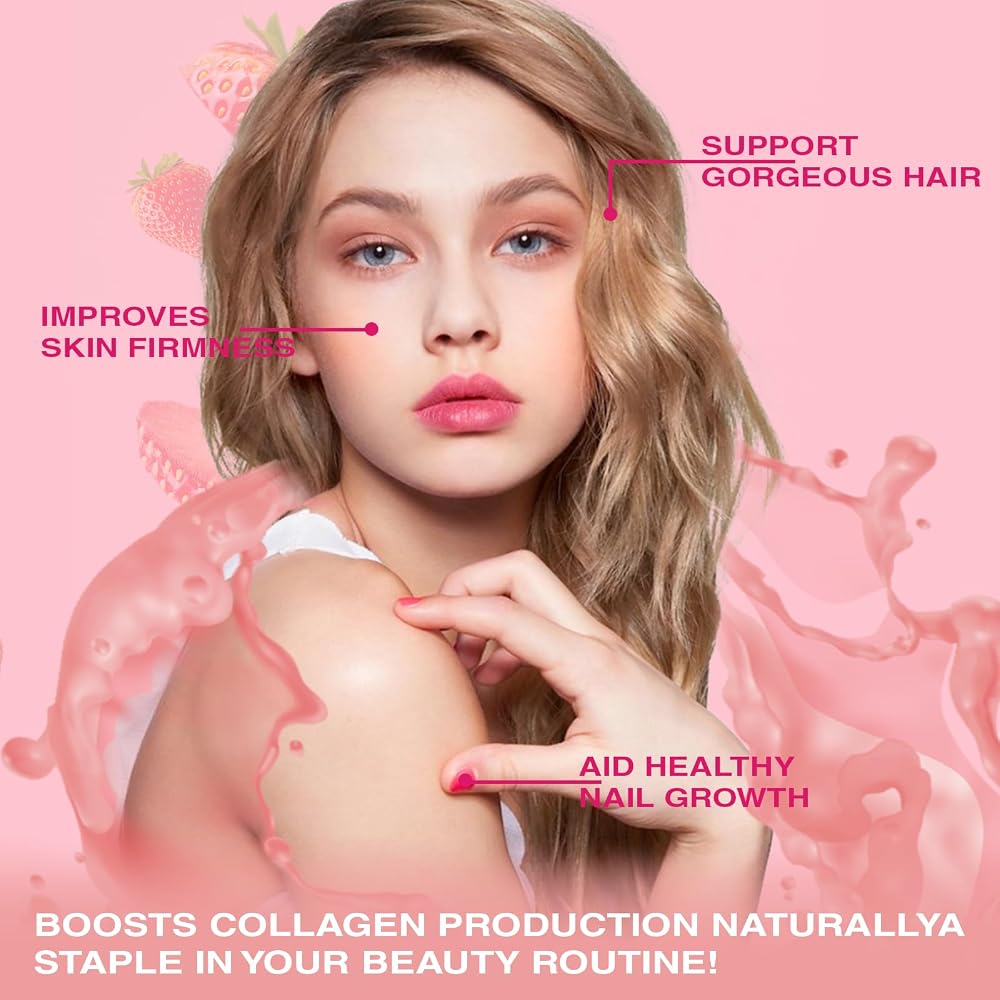 Putaojun Collagen Gummies Hair, Skin & Nails with Biotin - 120 Count - image 3