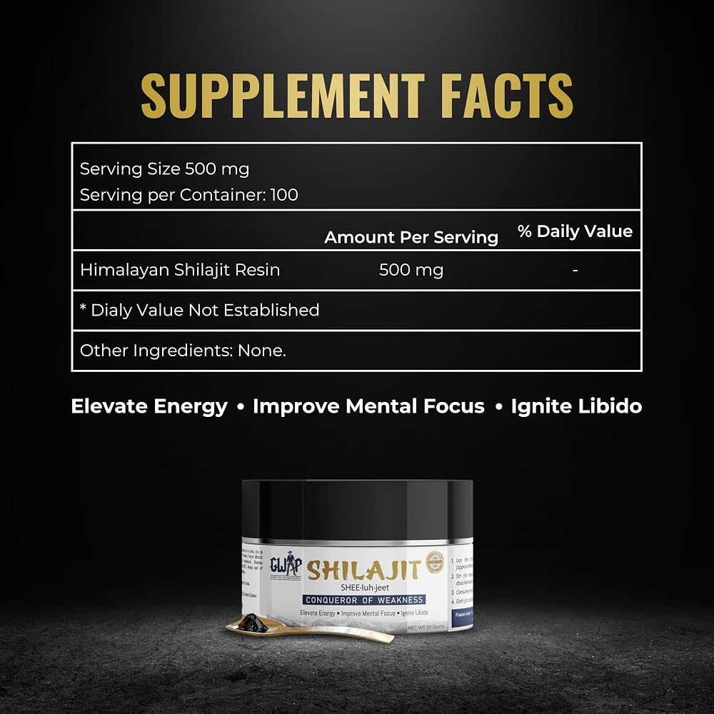 GWAP Shilajit Resin 78% Fulvic Acid - 50g - image 2