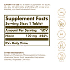 Solgar Niacin 100mg - 100 Tablets - image 2