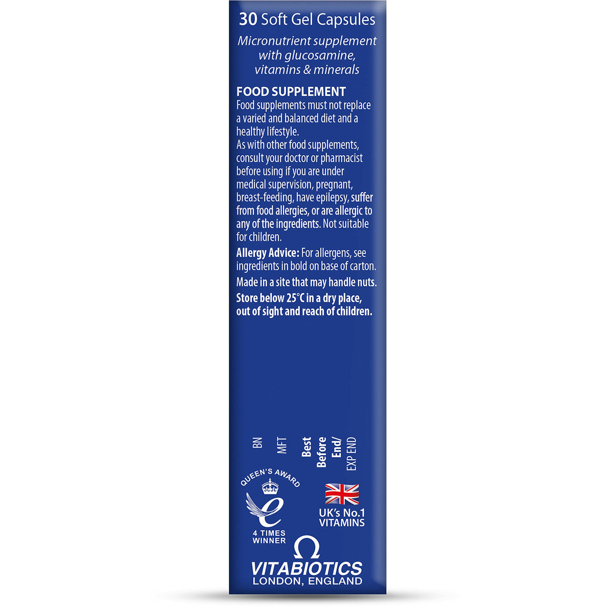 Jointace Omega-3 Capsules with Glucosamine - 30 Softgels - image 5