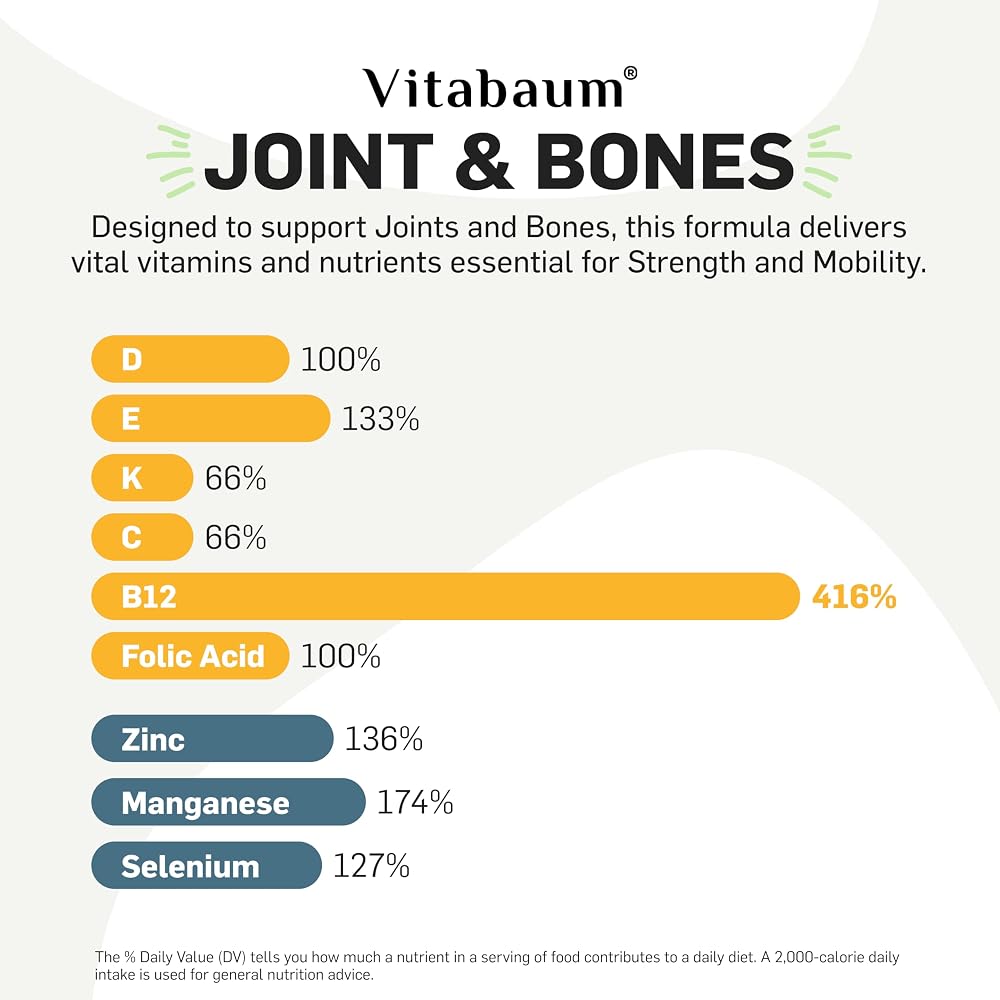 Vitabaum Joint & Bones Support D3 & K1 - 30 Vials - image 3