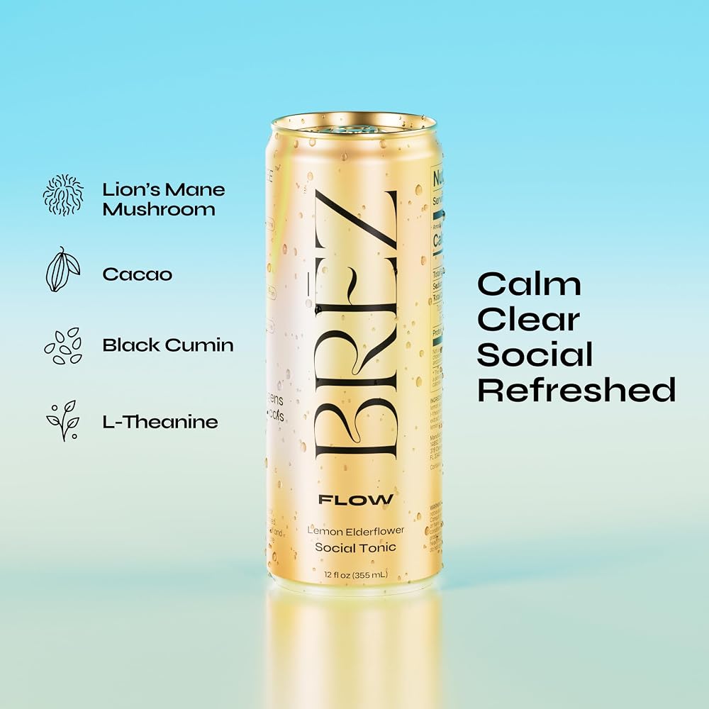 BREZ BRĒZ Lion's Mane Mushroom Drink