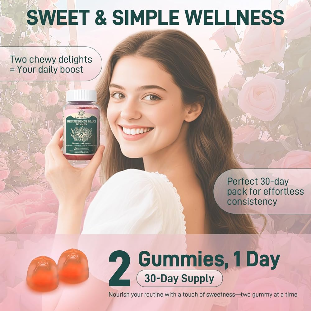 LanranBee Premium Feminine Balance Gummies - for Women’s Health