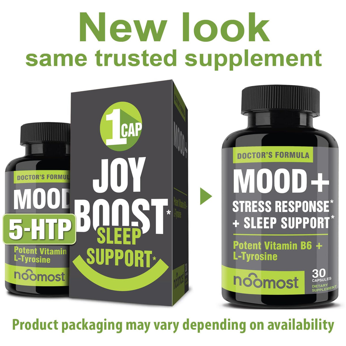 NooMost Mood Support Supplement with Ashwagandha & 5-HTP - 30 Capsules - image 2