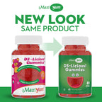 Maxi Health Vitamin D3 1000 IU Gummies Cherry - 60 Count - image 2