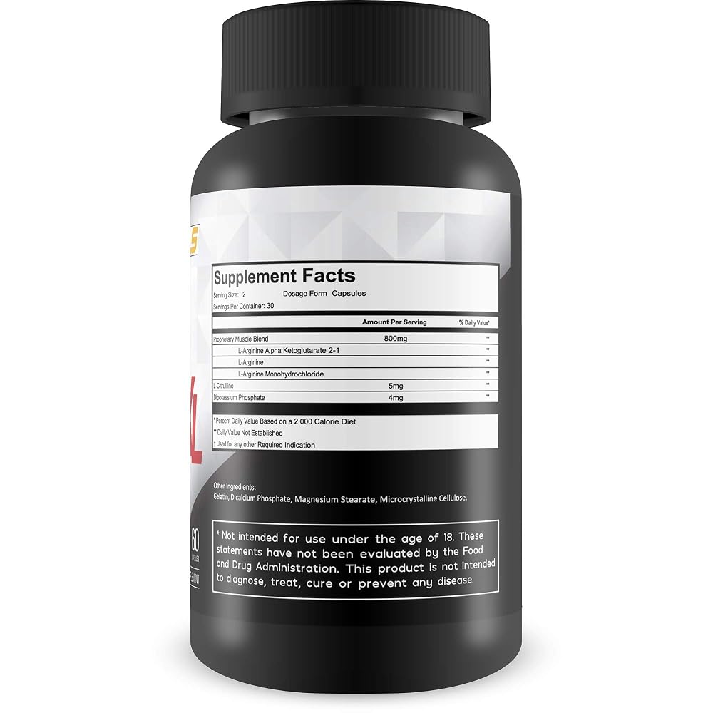 Size X Male Pills Pro Rexazyte XL L-Arginine - 60 Capsules - image 2