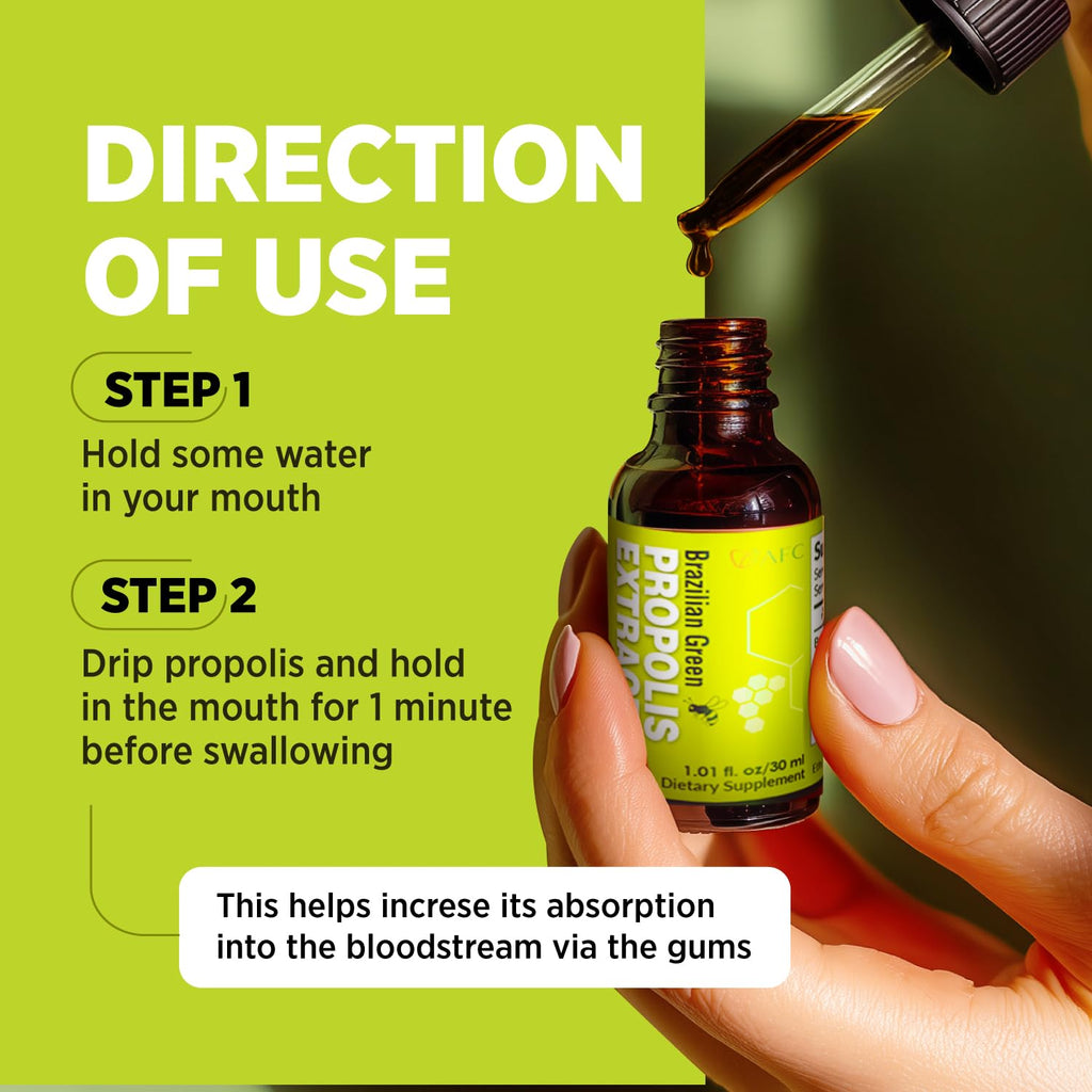 AFC Brazilian Green Propolis Extract Liquid - 1 Fl Oz - image 5