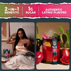 Taste Salud 2-in-1 Calm + Sleep Drink Mix Prickly Pear - 15 Stick Packs - image 3