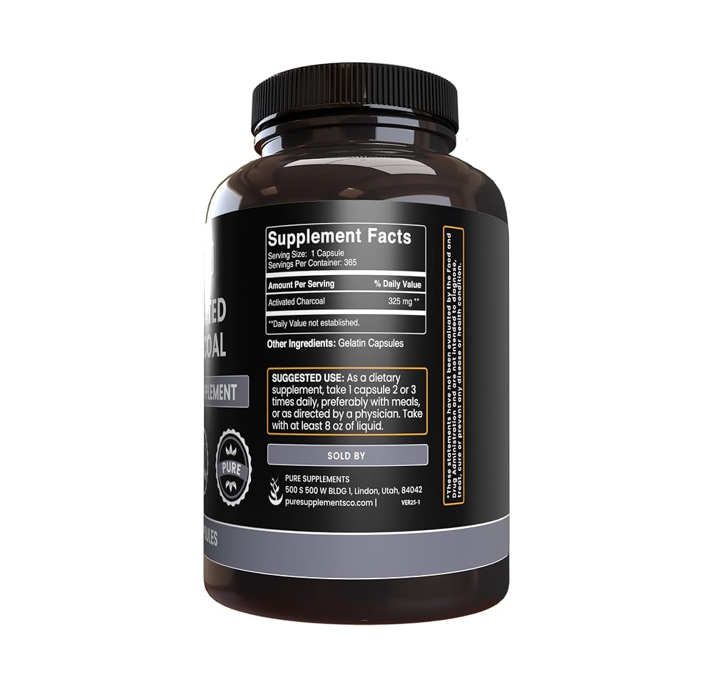 Pure Original Ingredients Activated Charcoal