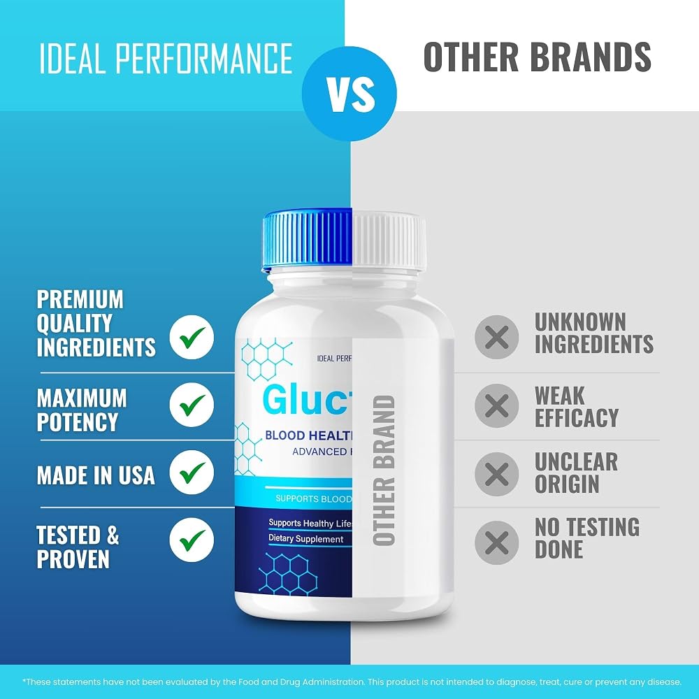 IDEAL PERFORMANCE Gluctose Blood Support Formula - 180 Capsules - image 6