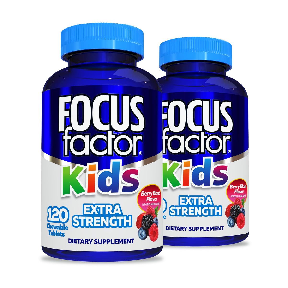Focus Factor Factor Kids Extra Strength Daily Chewable for Brain