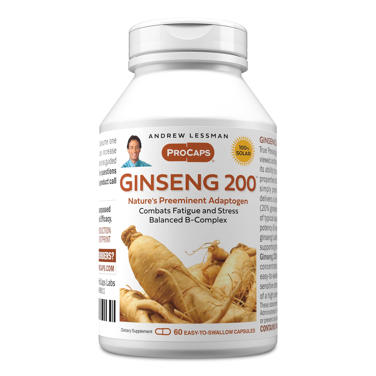 ANDREW LESSMAN ProCaps Panax Ginseng Extract 200 mg - 60 Capsules