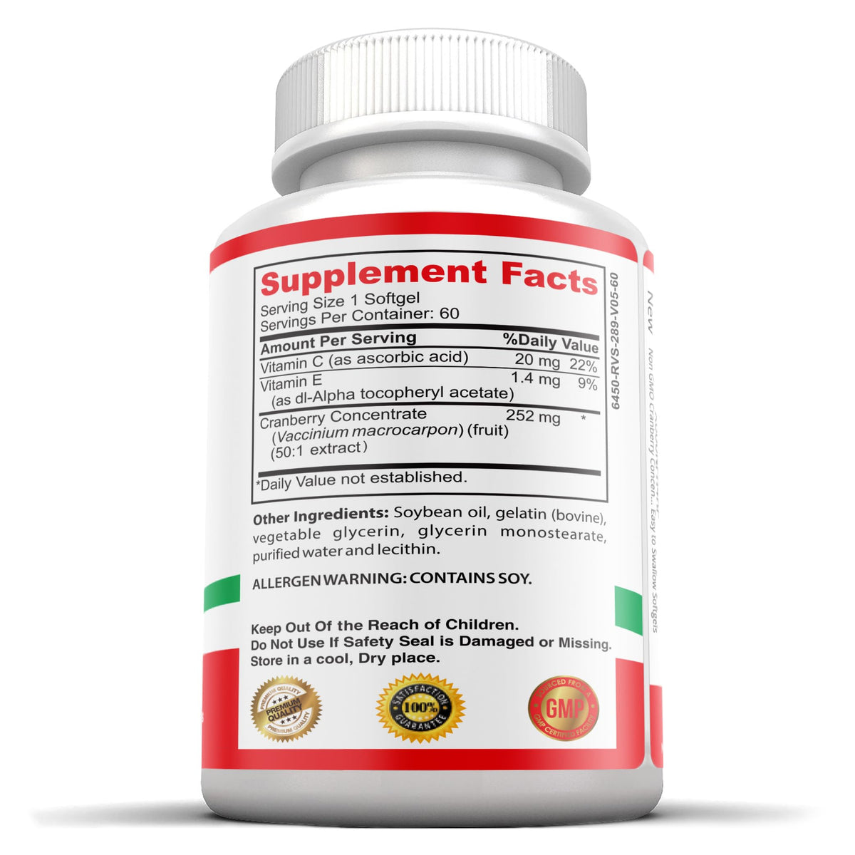 Pure Healthland Cranberry Concentrate 252mg - 60 Softgels - image 3