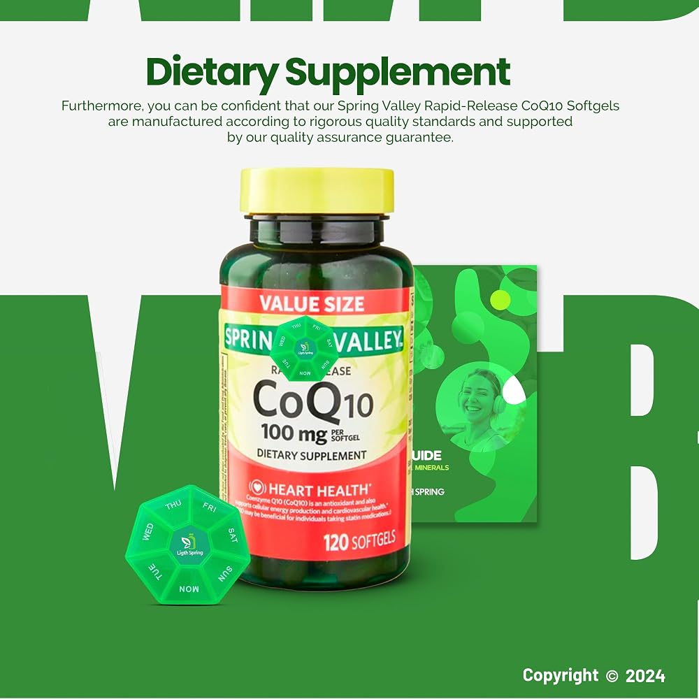 LightSpring Rapid-Release CoQ10 100 mg - 120 Softgels - image 6