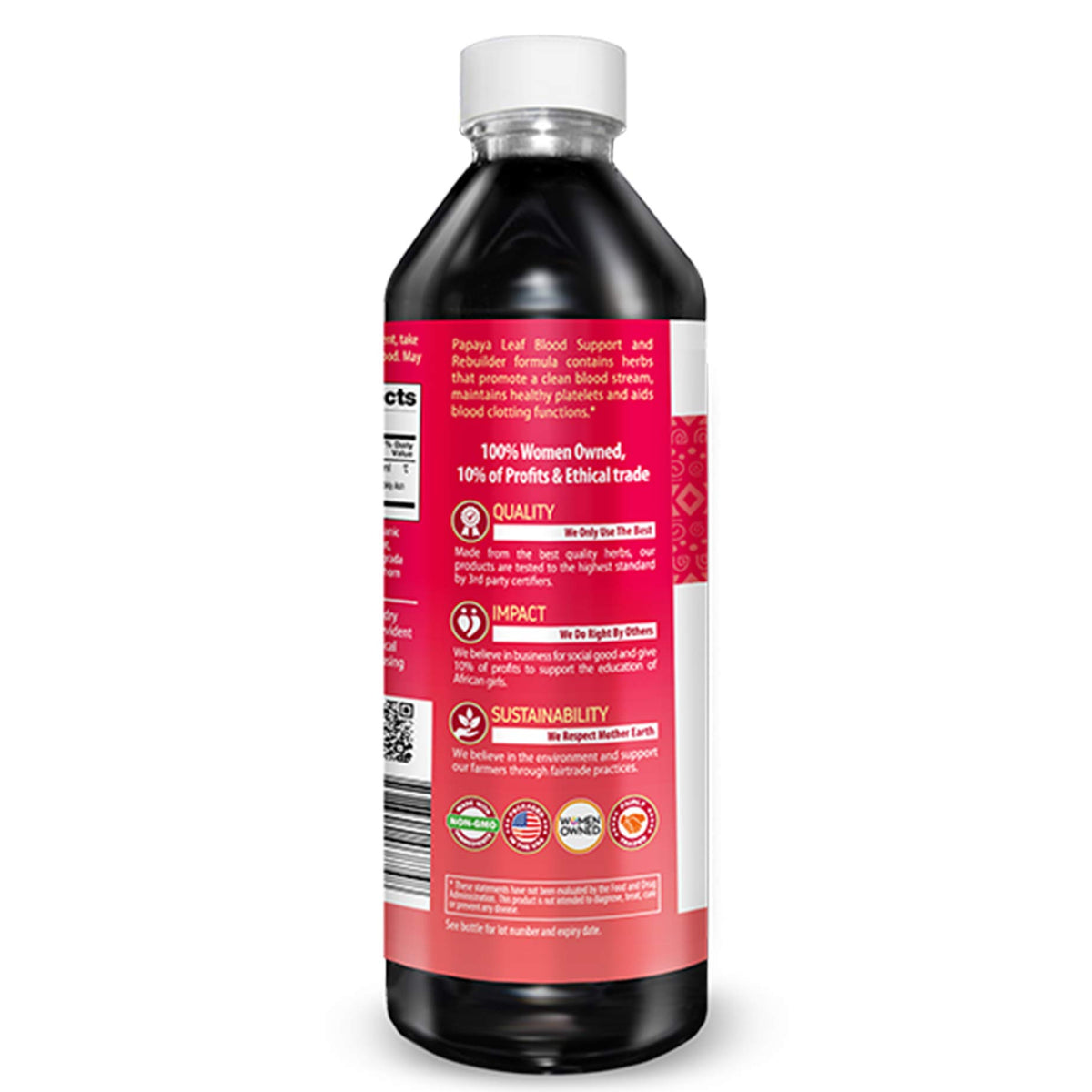 Herbal Goodness Papaya Liquid Blood Support - Papaya Leaf Extract - Healthy Platelet