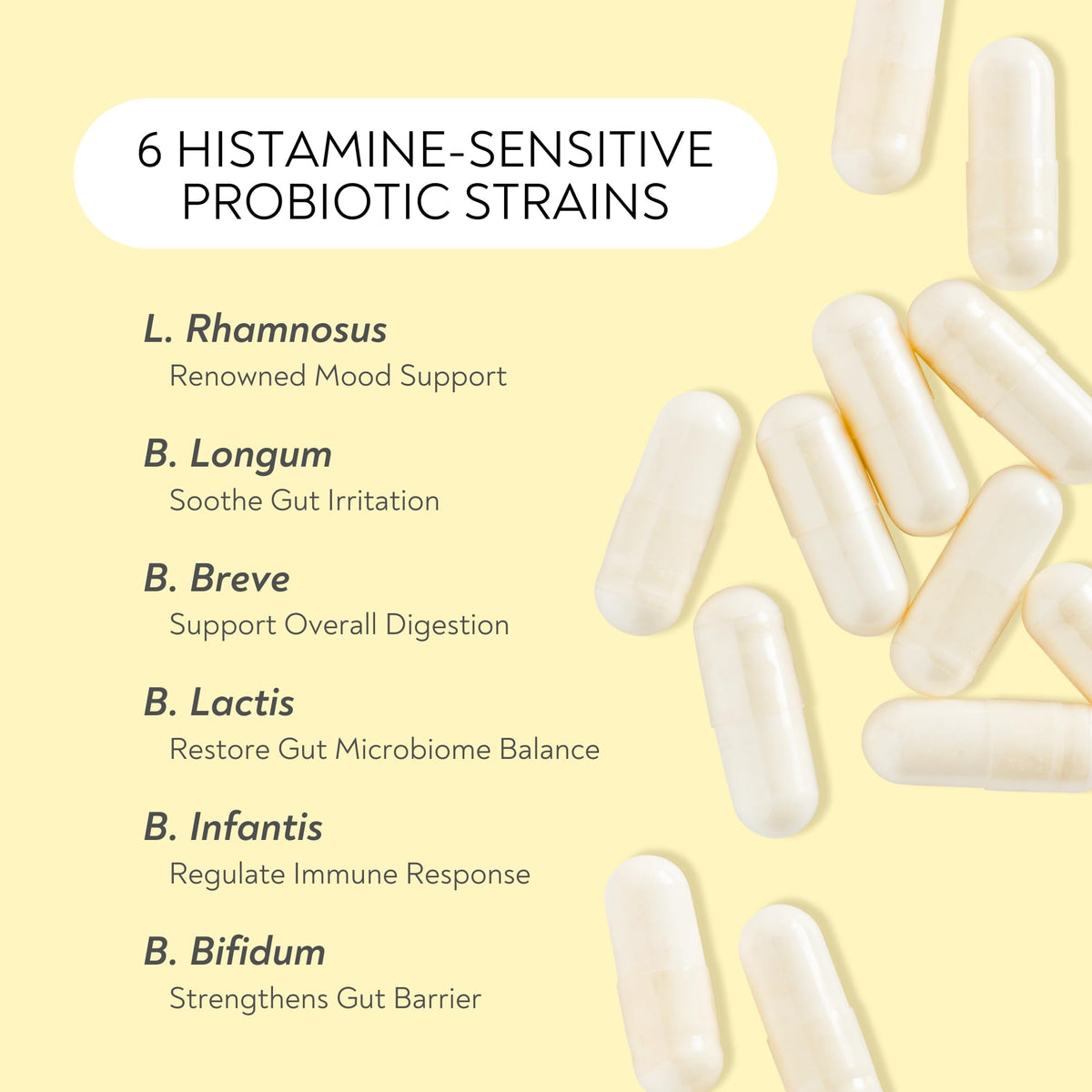 Lifted Naturals Probiotics Mood Super Strains - 60 Capsules - image 3