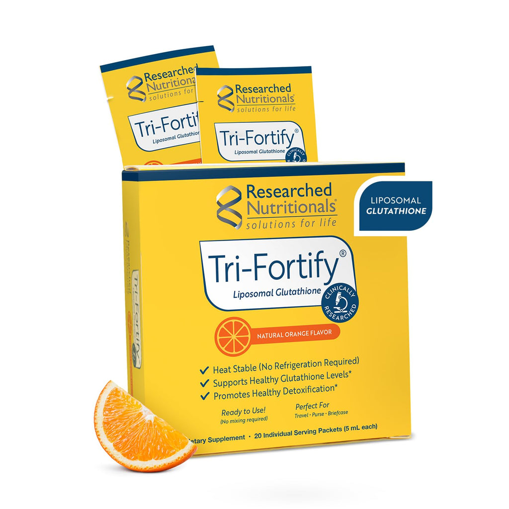 Researched Nutritionals Tri-Fortify Liposomal Glutathione - 20 Packets